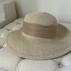 San Diego Hat Company Tan Wide-Brimmed Sun Hat